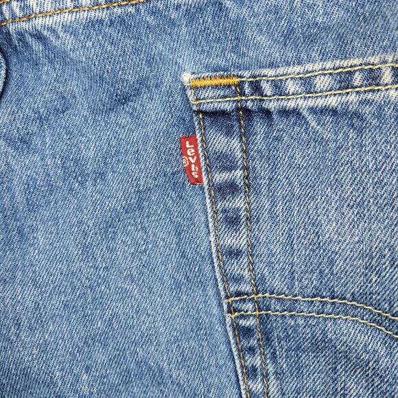 Vintage Levi Jeans Mens Sz 40x30 Blue Y2k Grunge Gorpcore Levis Jean Pant Pants - Picture 15 of 16